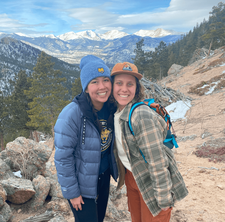 Olivia and I for giving page