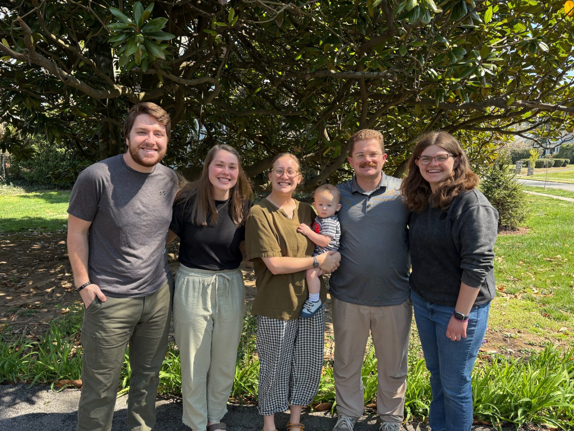 Team Photo w Wife & Kid