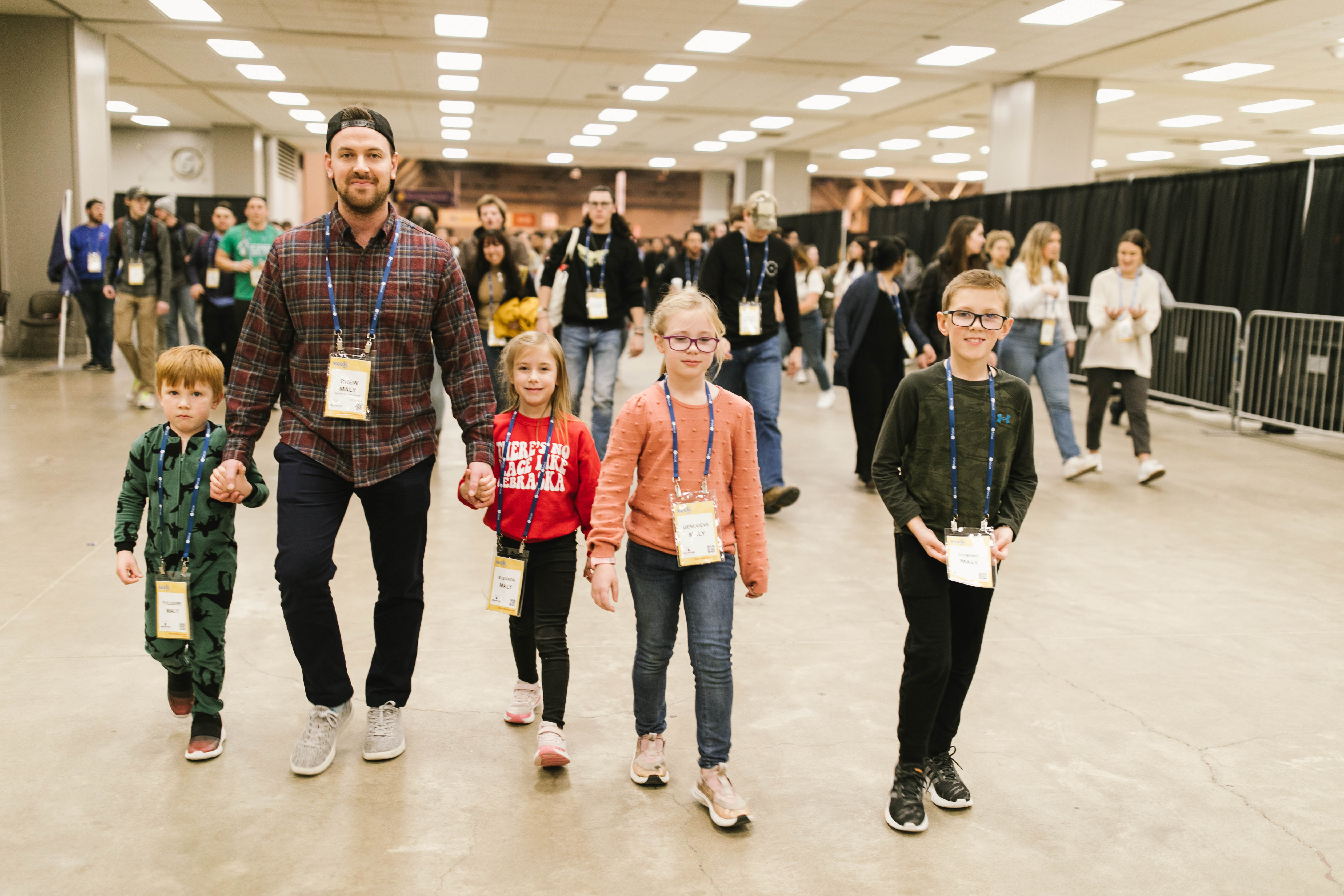 A family on the Making Missionary Disciples track at SEEK