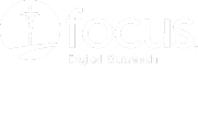 focus digital outreach full logo white