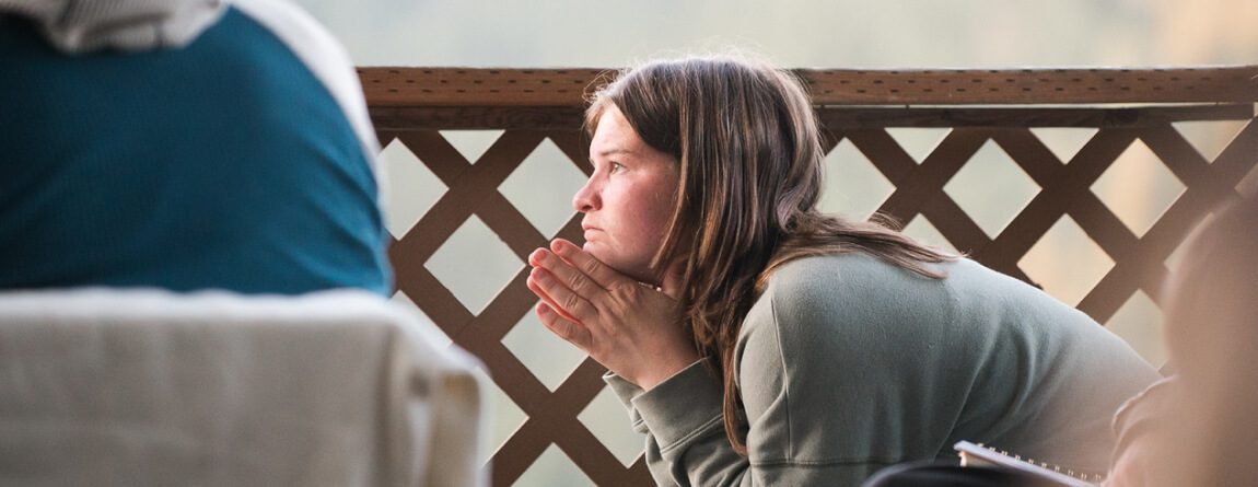 woman praying